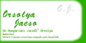 orsolya jacso business card